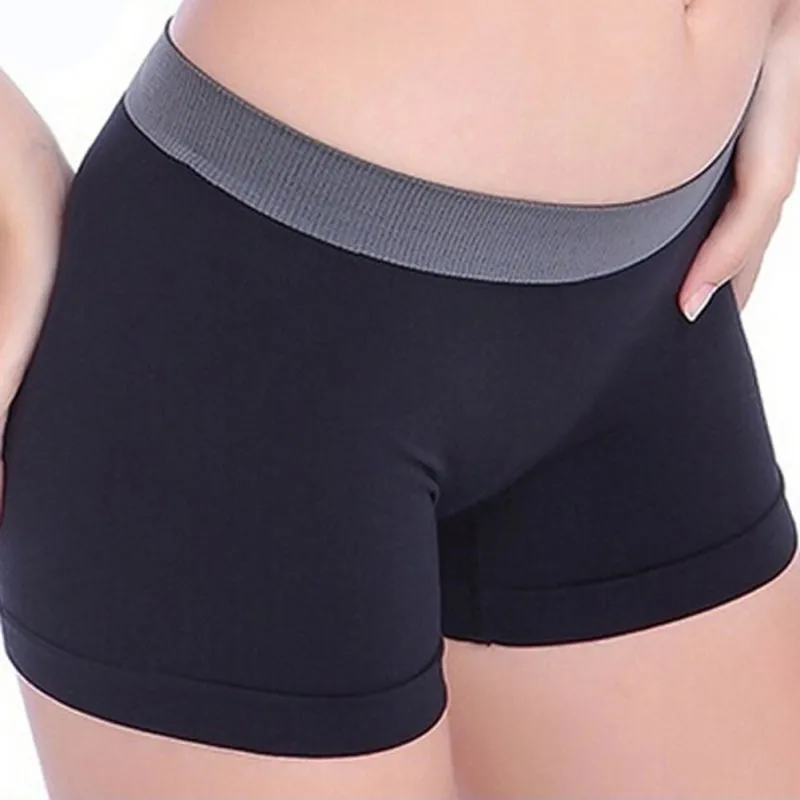 Women High Waist Sports Female Yoga Shorts Workout Running Fitness Leggings Gym Yoga Leggings With Side Pocket