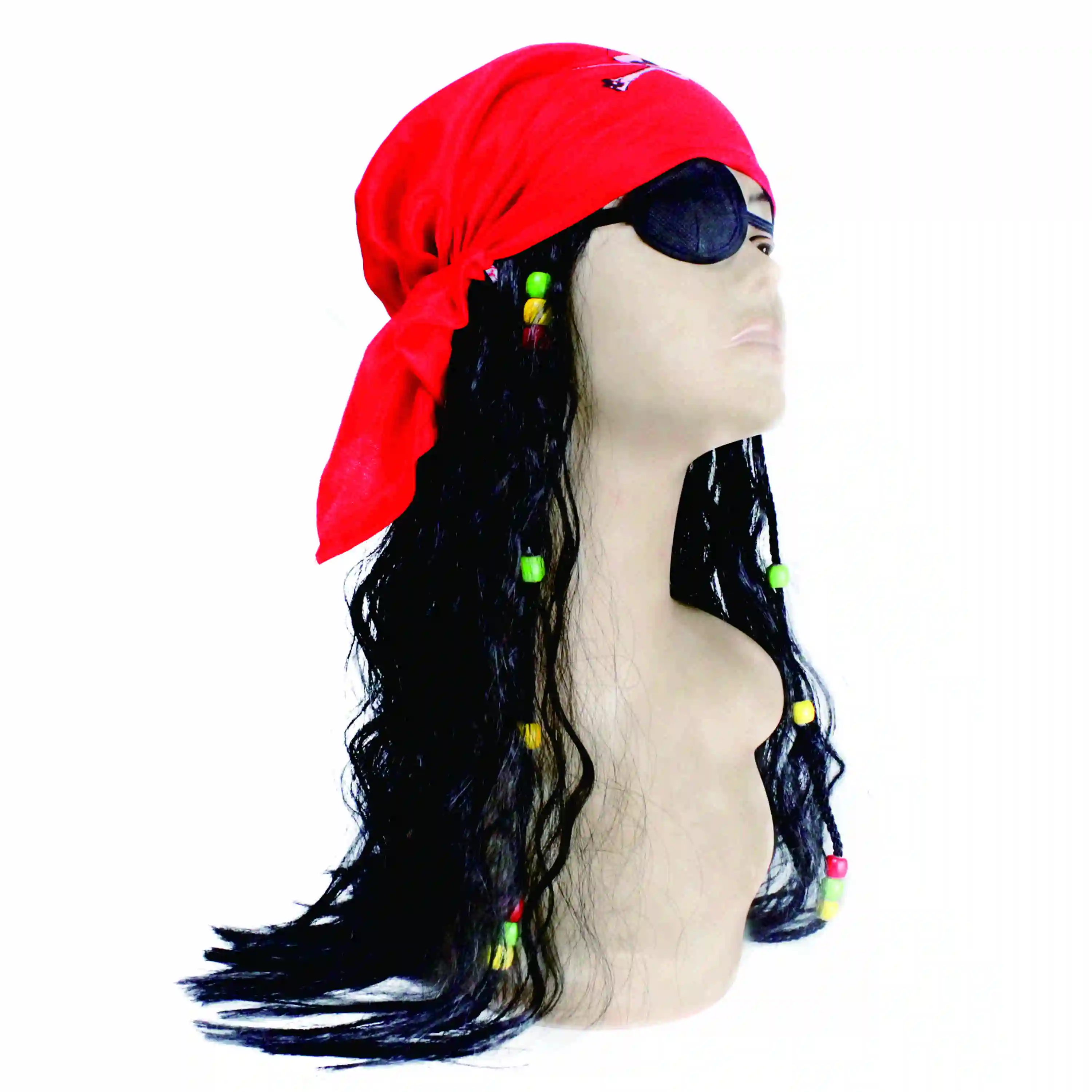 Wig Wig-Hat Costume jack sparrow captain pirates of the caribbean hololive