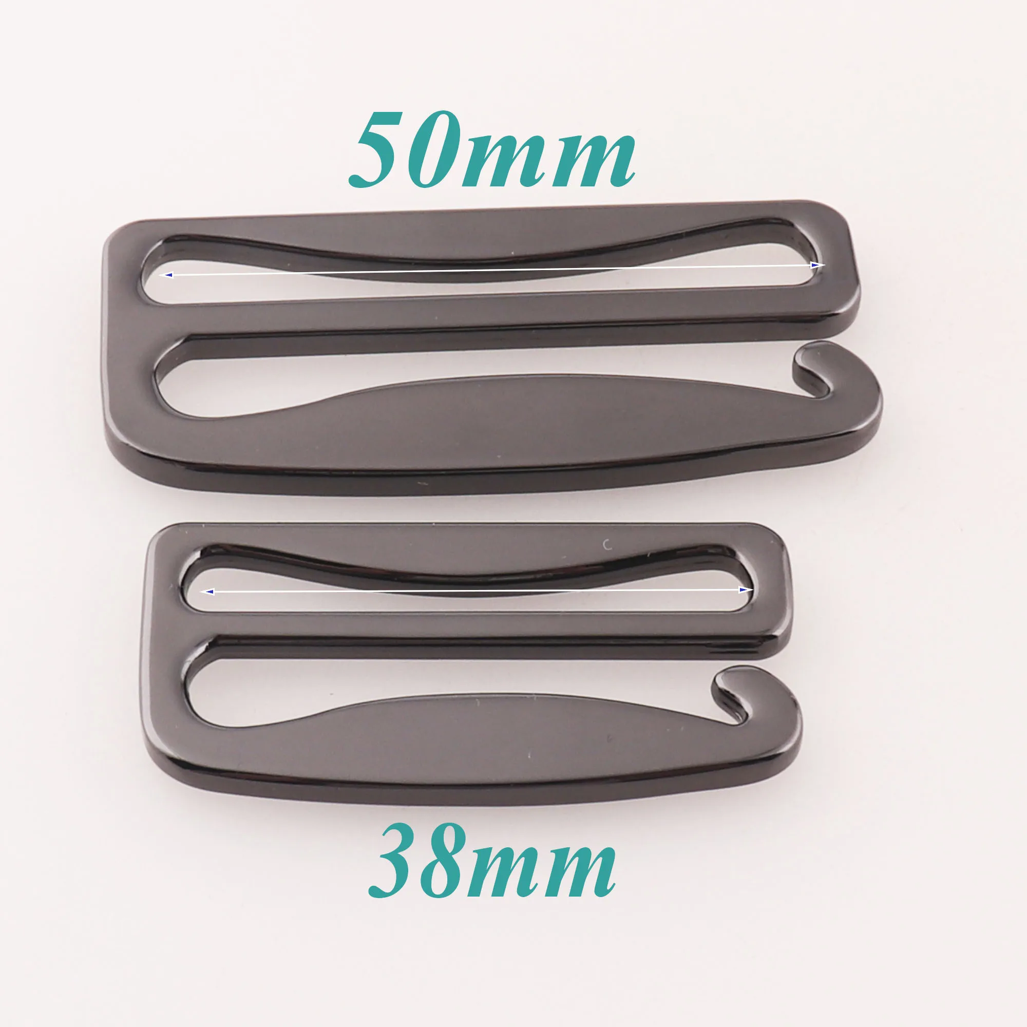 4 PCS 38MM/50mm Gunmetal Metal G Buckle G Hooks Strap Slider Hooks ZINC Alloy G-Hook,High Quality Clasps,Leather Handle Webbing