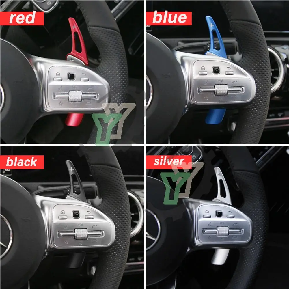 Car Steering Wheel Shift paddle Shifter Extension For Mercedes-Benz A B C E CLA CLS GLA GLC GLE S Class w205 w246 c117 w218