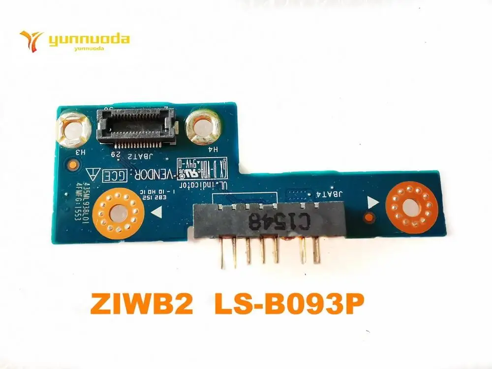 Original for ZIWB2  LS-B093P  Lenovo ideapad B50-30 B50-45 B50-70 B51-30 laptop Battery Connector board  tested good free shippi