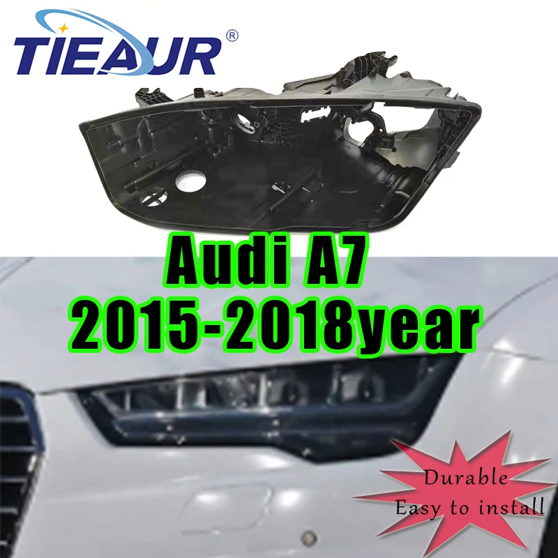 

TIEAUR Headlight Back Shell Housing Behind the Lamp For Audi A7 2015 2016 2017 2018 Lampshade Lens Lamp Back Cover Car tools