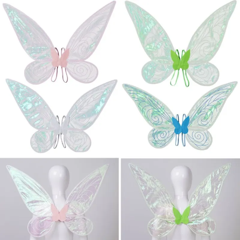 

1Pc Girls Organza Angel Wing Fairy Butterfly Shape Photography Props Birthday Party Decoration Stage Performance Cosplay