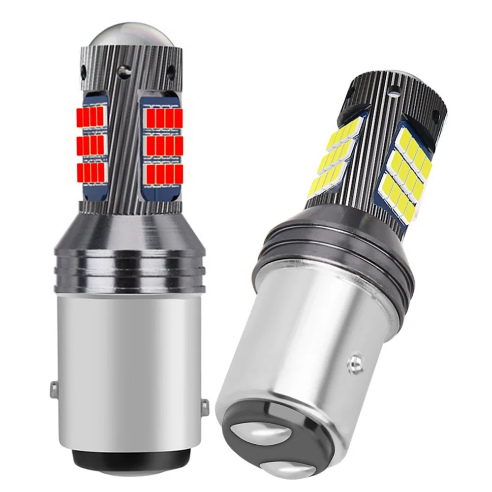 2PCS New 1157 P21/5W BAY15D Super Bright 2016 LED Car Tail Brake Bulbs Turn Signals Auto Rear Fog Lamp Daytime Running Light 12V