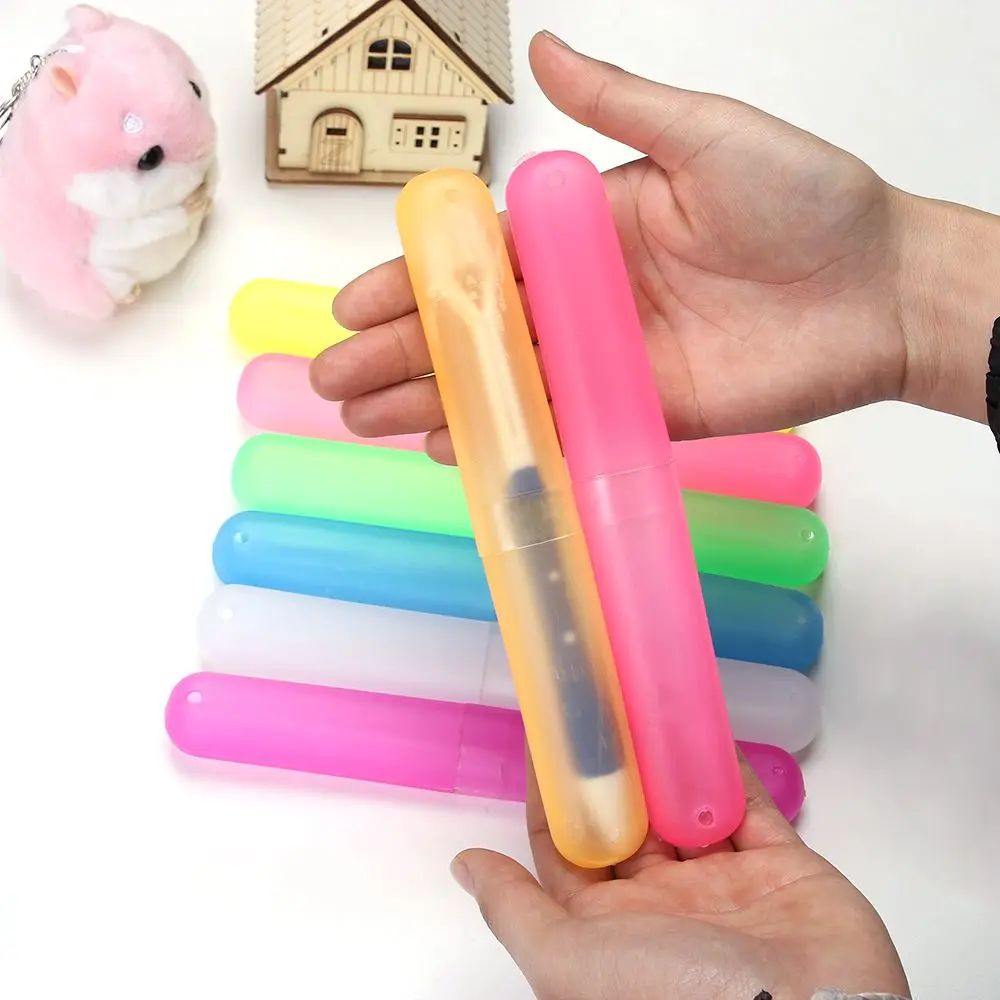 Portable Chopsticks Pencil Box Protect Case Tooth Brushes Hiking Camping Toothbrush Holder