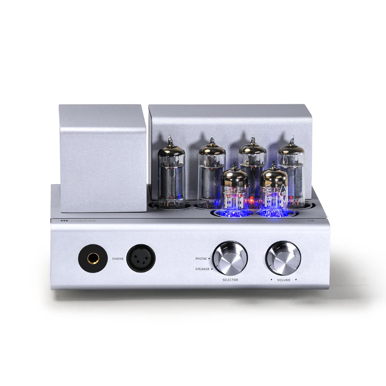 

MUZISHARE i3 12W*2 Vacuum Tube Power Amplifier/Headphone Amplifier/Bluetooth/Class A Fever Tube Amplifier/6H2N-EB*2、 6P1*4