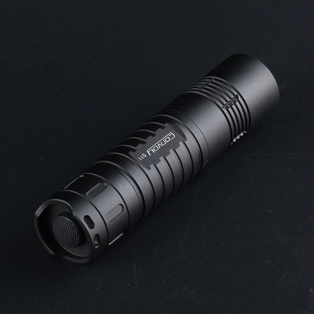 Convoy S11 with Luminus SST40 Led Flashlight Torch Black Flash Light 26650 High Powerful Lanterna Camping Hiking Work Zaklamp