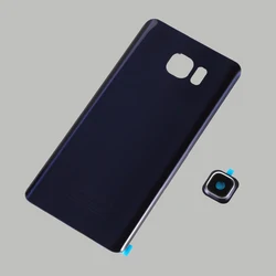 Housing Glass Cover For Samsung Galaxy Note 5 N920F N920 Note5 All versions Back Battery Rear Door Case + Camera Lens Adhesive