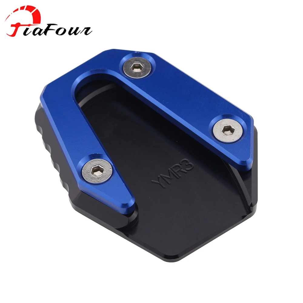 صالح ل YZF-R3 YZF-R25 MT-03 MT-25 2014-2019 دراجة نارية الملحقات مسنده حامل جانبي تمديد المكبر الوسادة