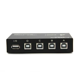 USB 2.0 4 Ports Share Switch Switcher Selector Box Hub Sharing Switch Adapter For PC Scanner Printer High Quality Accessory