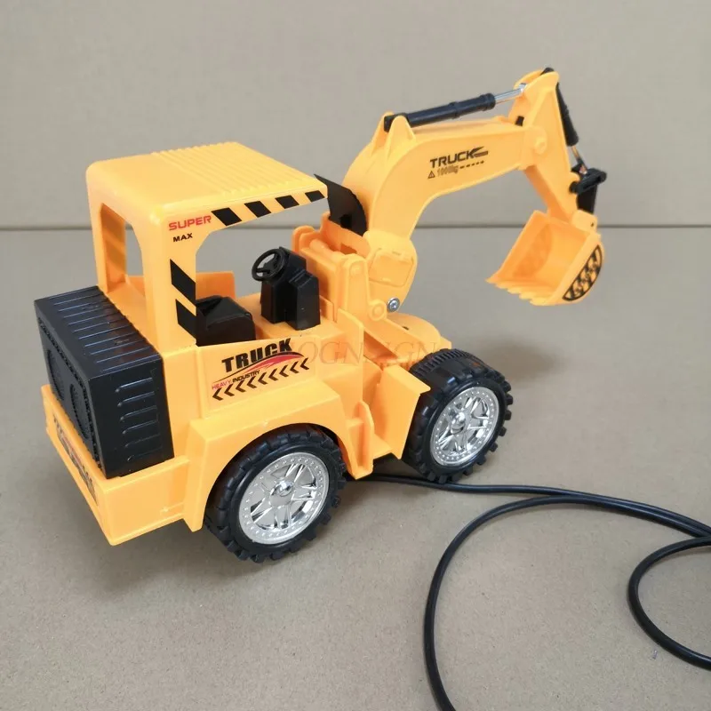 rc auto Nieuwe grote draad elektrische afstandsbediening auto speelgoed vrachtwagen graafmachine model aanwezig milieu klaar voor gebruik plastic controller