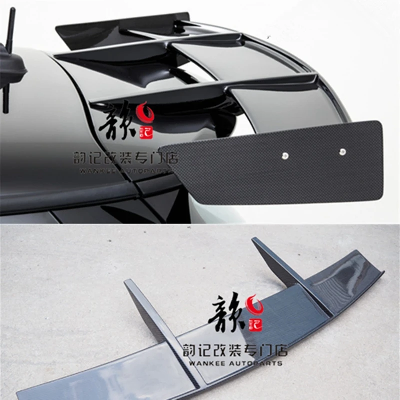 

Car Styling Carbon Fiber +FRP fiberglass Rear Boot Trunk Spoiler Roof Lip Wing For Mini F55 F56