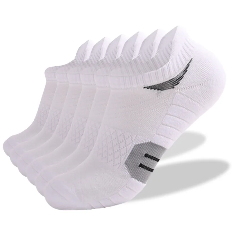 Athletic Running Socks for Men Women Cushioned Sports Ankle Socks Low Cut Socks Outdoor Breathable Moisture Wicking 6 Pairs