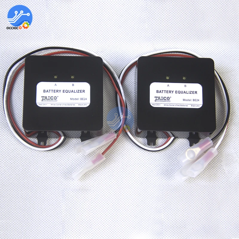 24V พิเศษ Equalizer แบบขนานแบตเตอรี่ Balance ตะกั่วกรดแรงดันไฟฟ้า Balancer BE24 Regulators ของตกแต่งงานปาร์ตี้