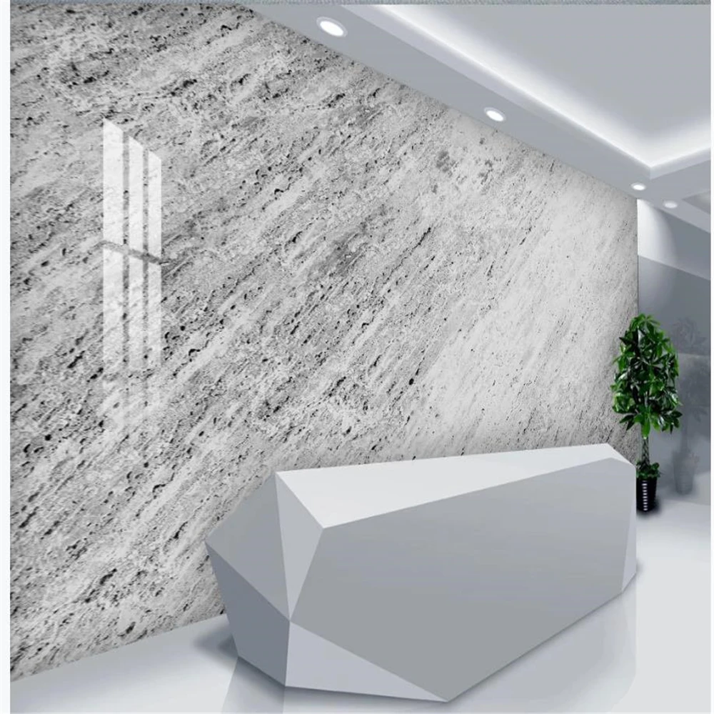 

Custom grey marble wallpapers 3d murals wallpaper for living room 3d customized wallpaper