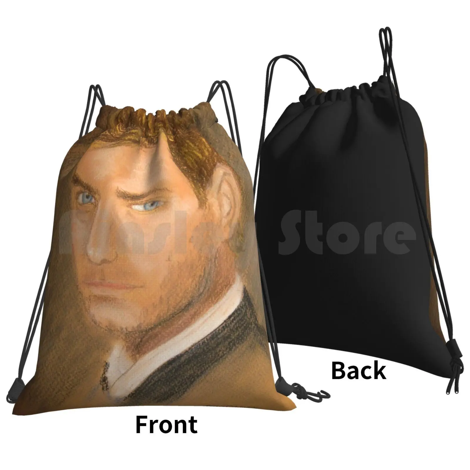 Jude Law Backpack Drawstring Bag Riding Climbing Gym Bag Actor Film Star Movie Star Movies Gorgeous Awesome Portraits