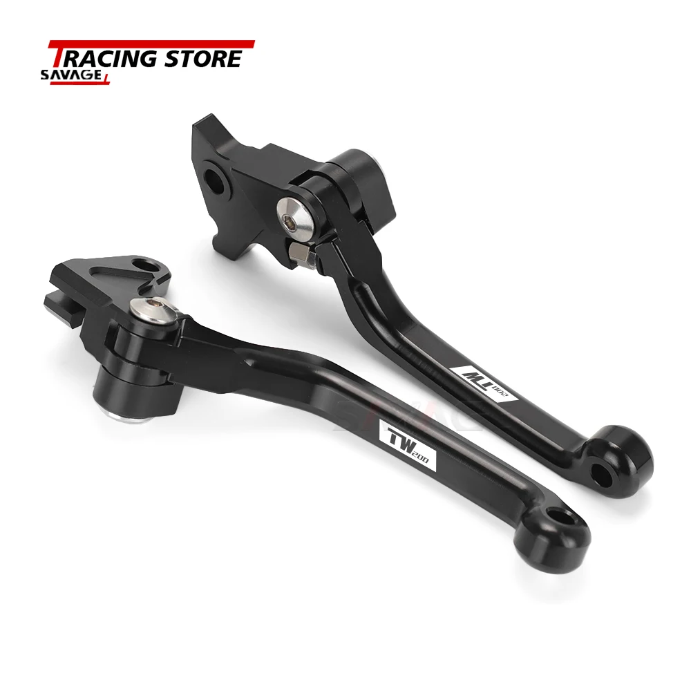 2024 NEW TW For YAMAHA TW200 TW 200 Pivot Brake Clutch Levers Motorcycle Accessories Dirt Pit Bike Handles Motocross Adjustable