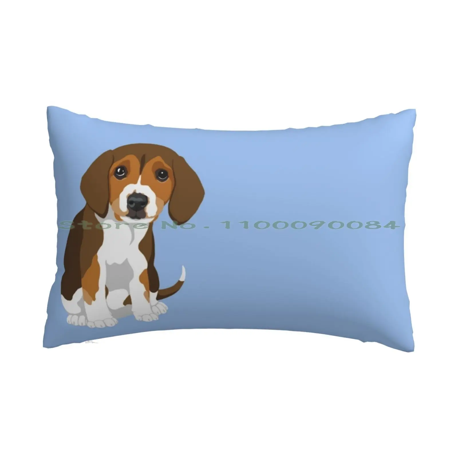 Beagle Pup Pillow Case 20x30 50*75 Sofa Bedroom Beagle Puppy Adorable Cute Animal Dog Long Rectangle Pillowcover Home Outdoor