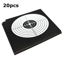 14cmx14cm Reset Target Shooting Paper Paintball 20pcs Training Paper