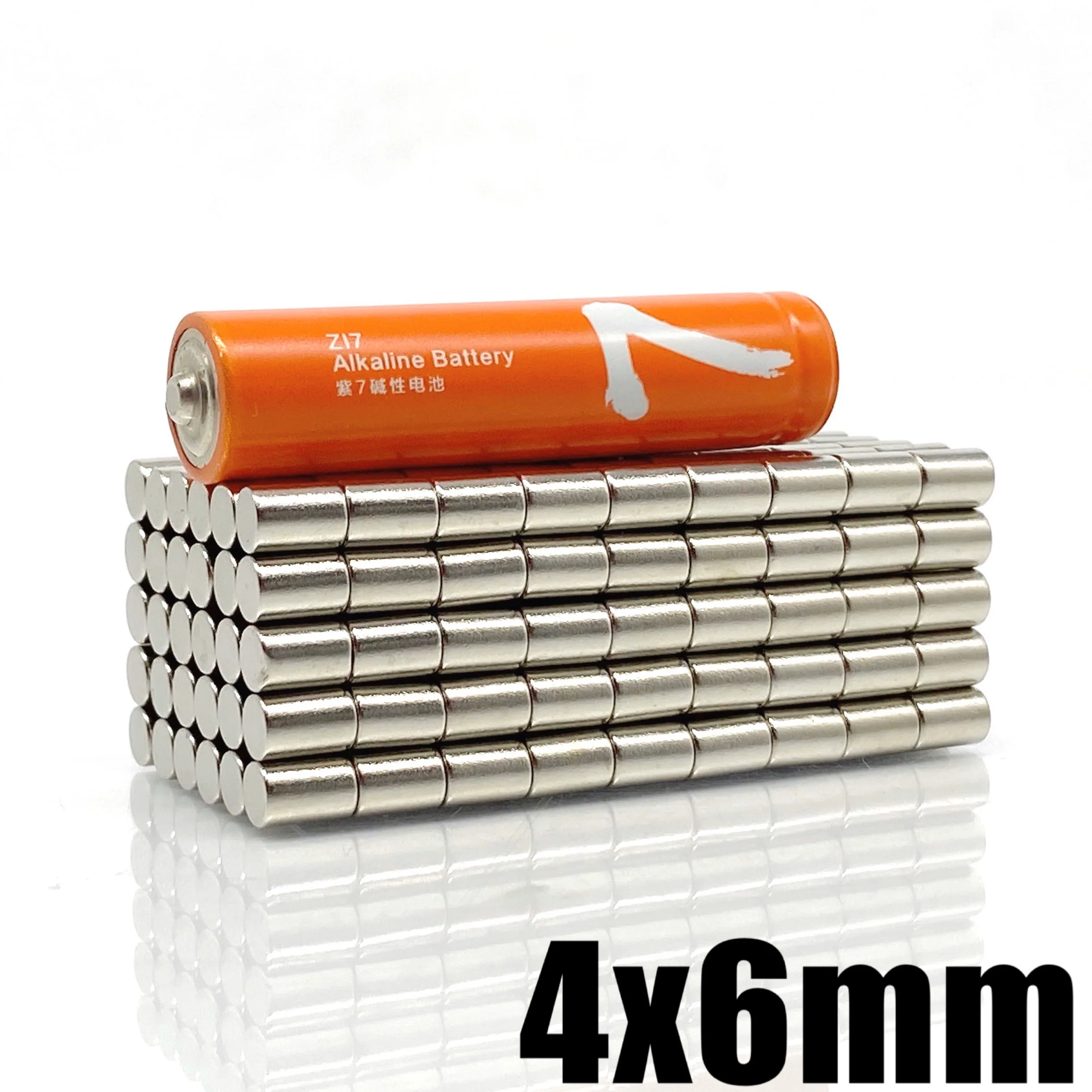 20/50/100/200/500pcs 4x6 mm Search Minor Diameter Magnet 4mmX6mm Bulk Small Round Magnets 4x6mm Neodymium Disc Magnets 4*6 mm