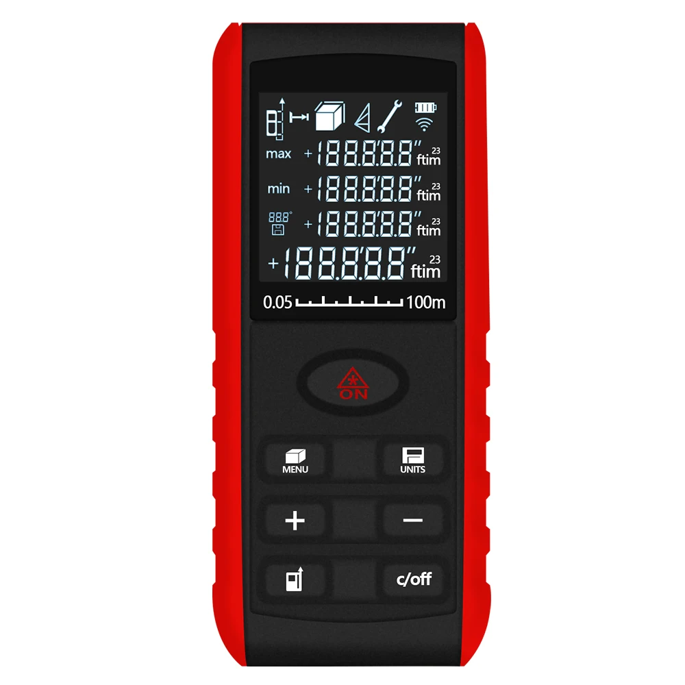 المهنية ليزر Rangefinder 40 متر 60 متر 80 متر 100 متر الليزر مقياس مسافات ترينا الليزر الشريط المدى مكتشف بناء جهاز قياس حاكم