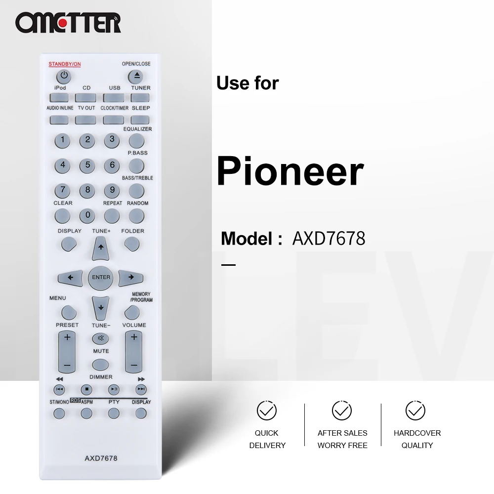 新しいリモートコントロールパイオニアのための適切なAXD7678オーディオプレーヤーコントローラ