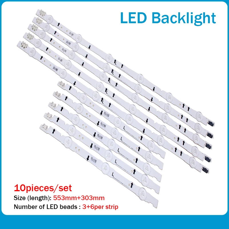 20pcs new D4GE-400DCB-R2 original 9LED strip Circuits D4GE-400DCA-R2 D4GE-400DCB-R1 D4GE-400DCA-R1 FOR UE40H5500AY