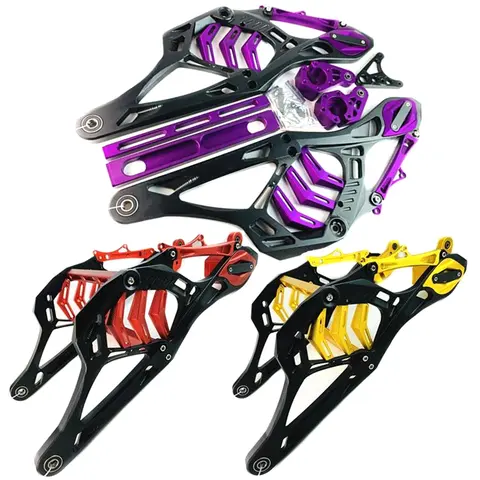 Motorcykel bakre svängarm 3D CNC aluminiumlegering reservribbor platt gaffel för Yamaha Scooter BWS Cygnus-X 3 generationen modifierad 6 best sales svängarm - №3