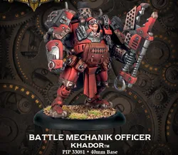 Modelkit Harskit Avatars Van Oorlogsgevecht Mechanik Officier