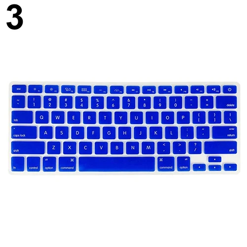 Capa macia para apple macbook-air pro 13, 15, 17 polegadas, capa protetora para teclado de laptop