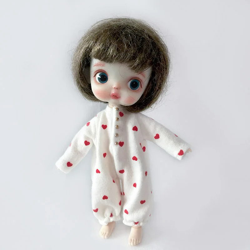 

Ob11 baby clothes cute climbing clothes pajamas for obitsu11, 1 / 12bjd, molly, GSC body, BJD clothes doll accessories toy