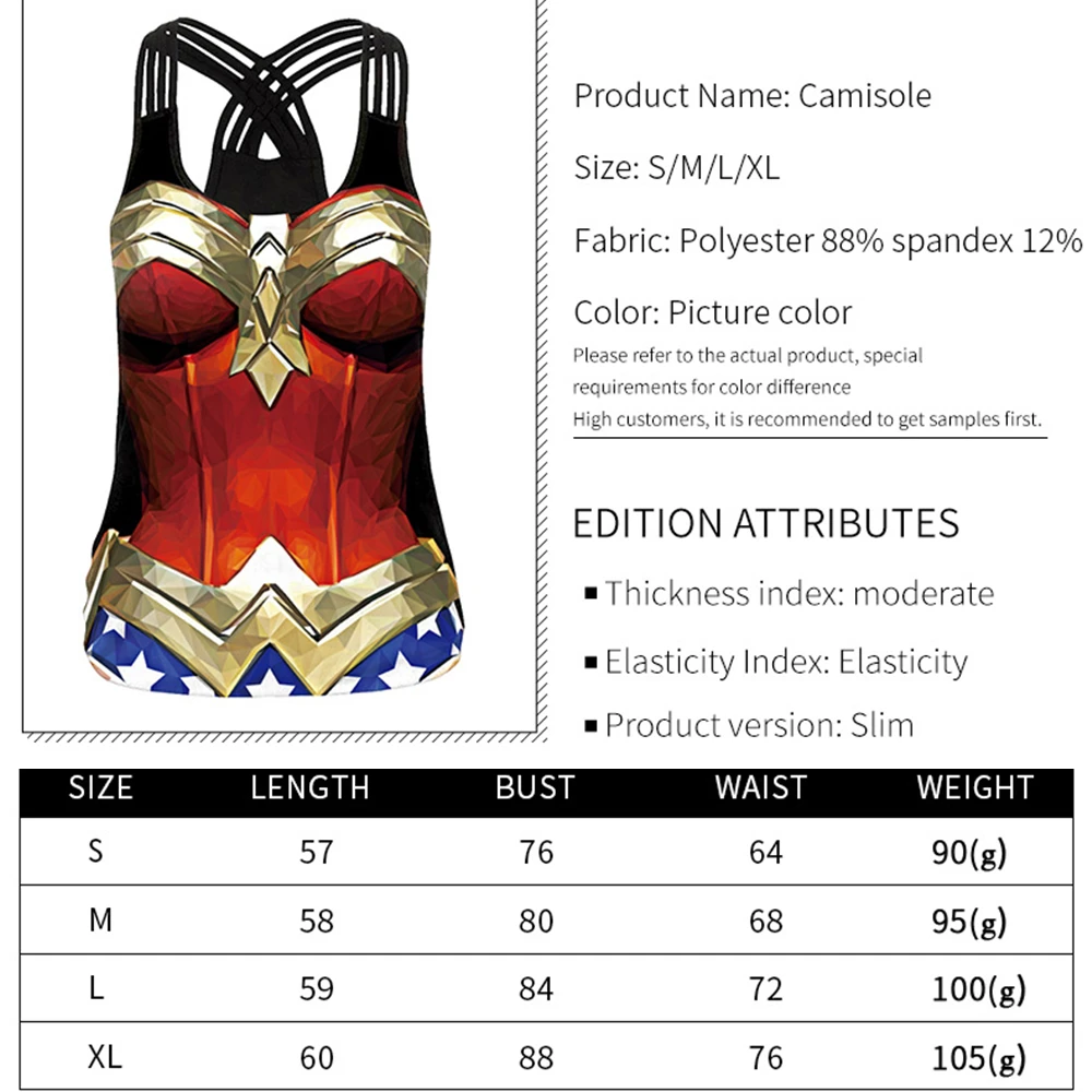 Women Sleeveless Shirts Sport Vest Superhero 3D Print Quick Dry Yoga Tops Elastic Running Undershirt Gym Fitness Tank Top Female