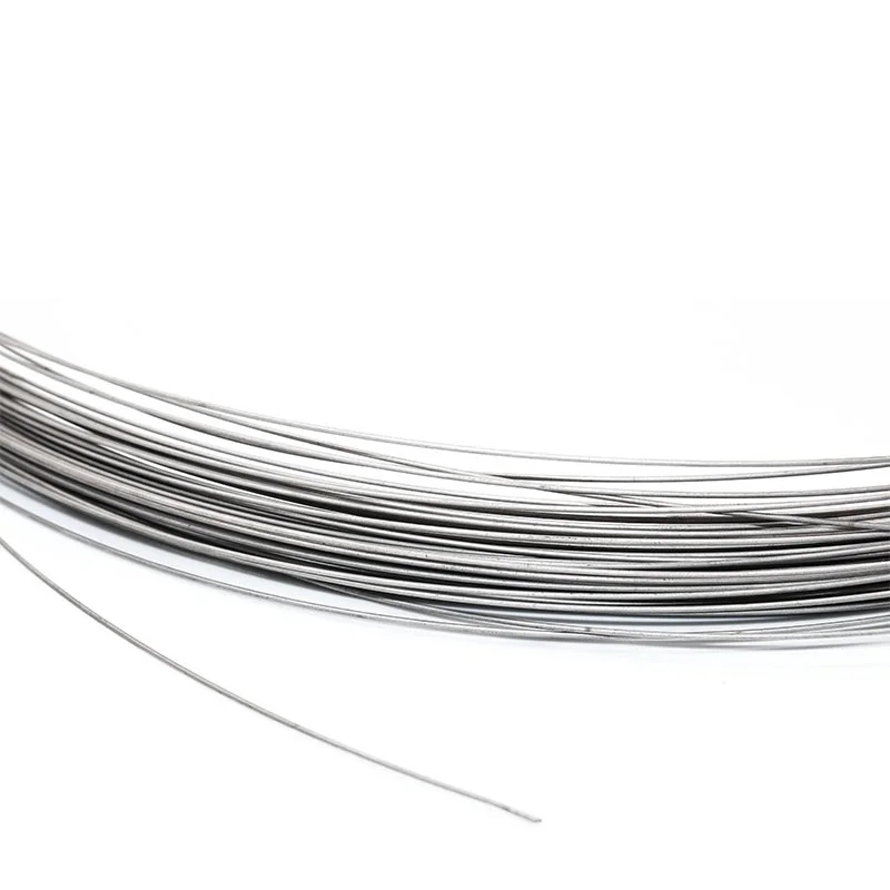 Dia 0.2mm to 3mm Pure titanium wire Grade 1 UNS Gr1 TA2 Pure Titanium Ti Wire Industry or DIY Material