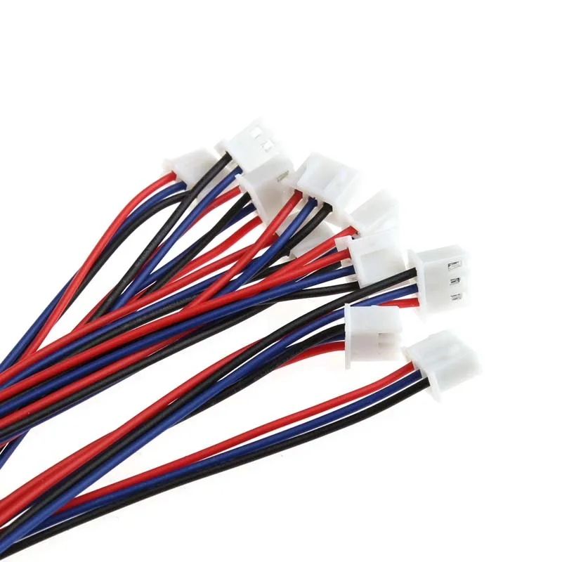 10 Pcs JST-XH Plug 2S Lipo Balance Wire Extension Lead 22cm For RC Car Plane