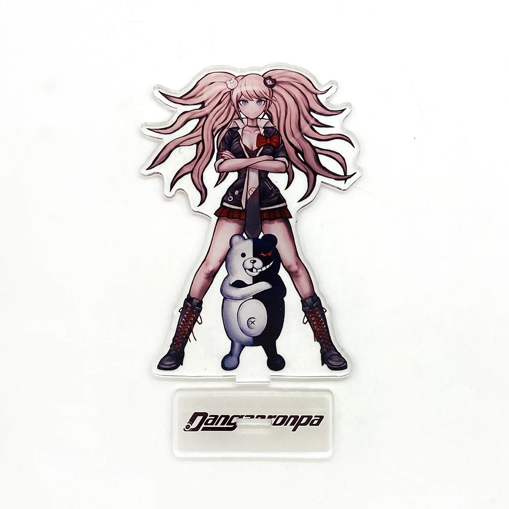 Danganronpa Enoshima Junko Monokuma Hm Acryl Stand Figuur Model Plaat Houder Cake Topper Anime Japanse