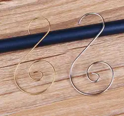 12pcs Golden Hook Business Card Hook Shu Dog Barks Clips Shopping Hook Photo Hook