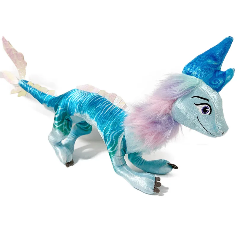 Juguetes de peluche de Sisu Dragon Raya y el último Dragón, muñecas de animales de peluche suaves, Dyan Pan Uka Tuk, 65cm, exclusivo