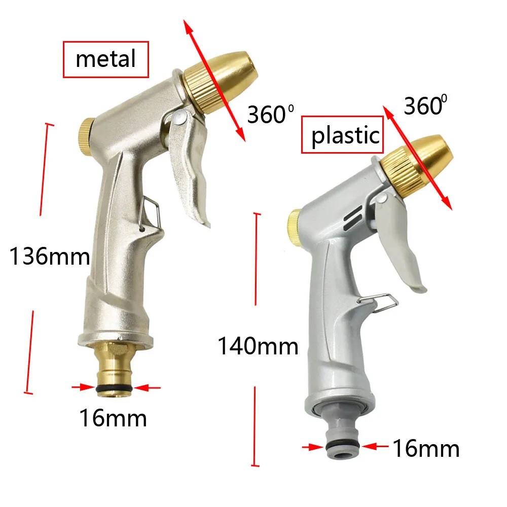 Podlewanie ogrodu wąż tryskaczowy wysokociśnieniowy pistolet do rozpylania wody pralka samochód nawadnianie ogrodu pistolet do oczyszczania wody
