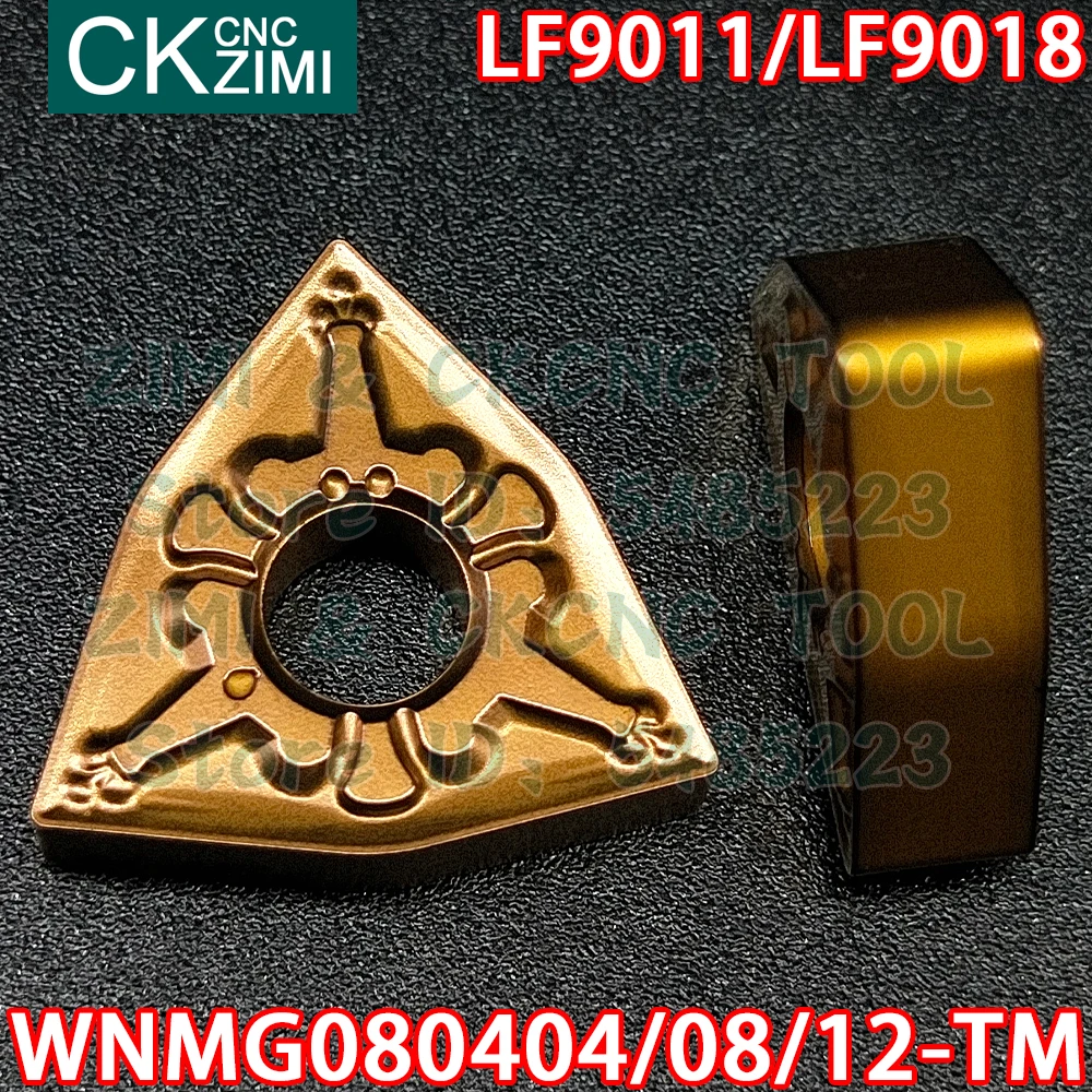 WNMG080404-TM WNMG080408-TM WNMG080412-TM LF9011 LF9018 Karbida Sisipan Eksternal Turning Alat CNC Logam Mesin Bubut Alat WNMG untuk Baja