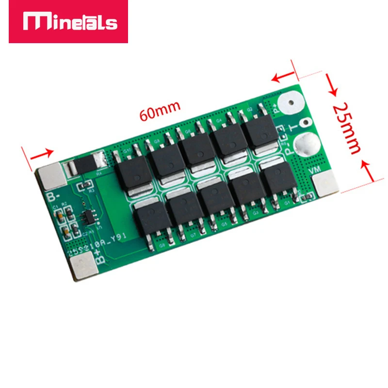 2s BMS Li-ion LiFePo4 6.4v 7.4v 18650 21700 15A 10A 25A wspólny port płyta ochronna bms pcm litowo