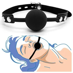 Bsie m Bondage-Boule à bouche ouverte pour couples et femmes, jeux pour adultes, jouets sexuels flirtants, pas de vibromasseurs pour femmes, Sex Shop, 7.0