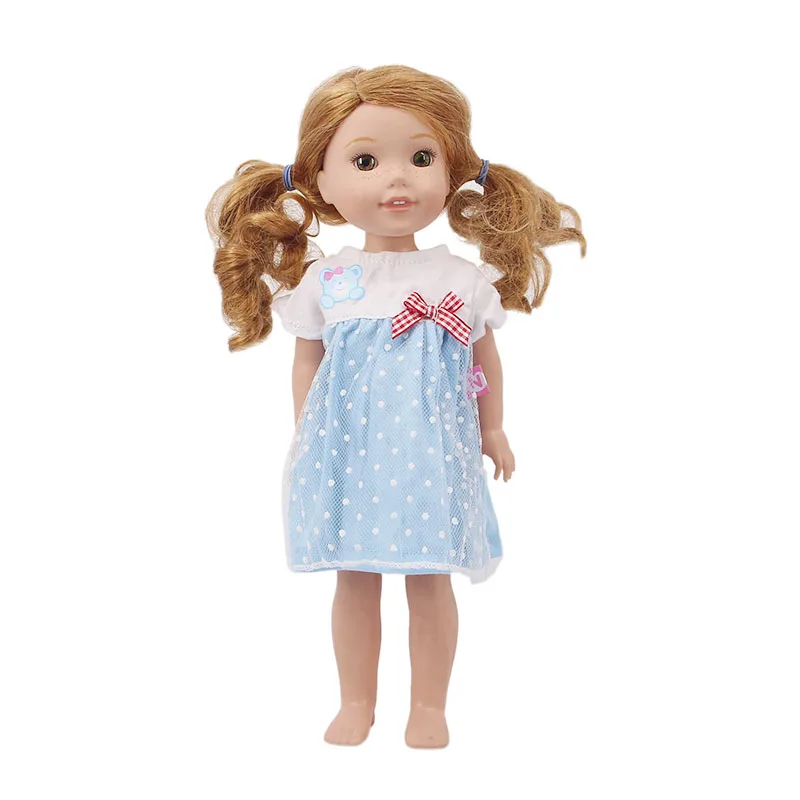 Doll Clothes Dress Skirt For 14.5 Inch Nancy American Doll&32-34Cm Paola Reina Doll Our Generation Girl`s Toy Russia DIY Gifts