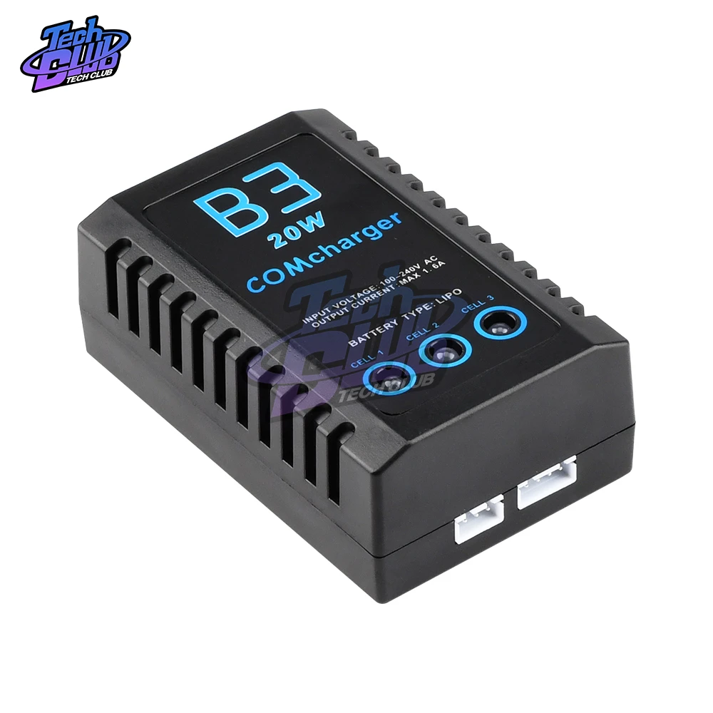 EU/US Plug Balanced Battery Charger for 20W iMaxRC iMax B3 Pro Compact 2S 3S Lipo Power Supply Charger for RC Helicopter