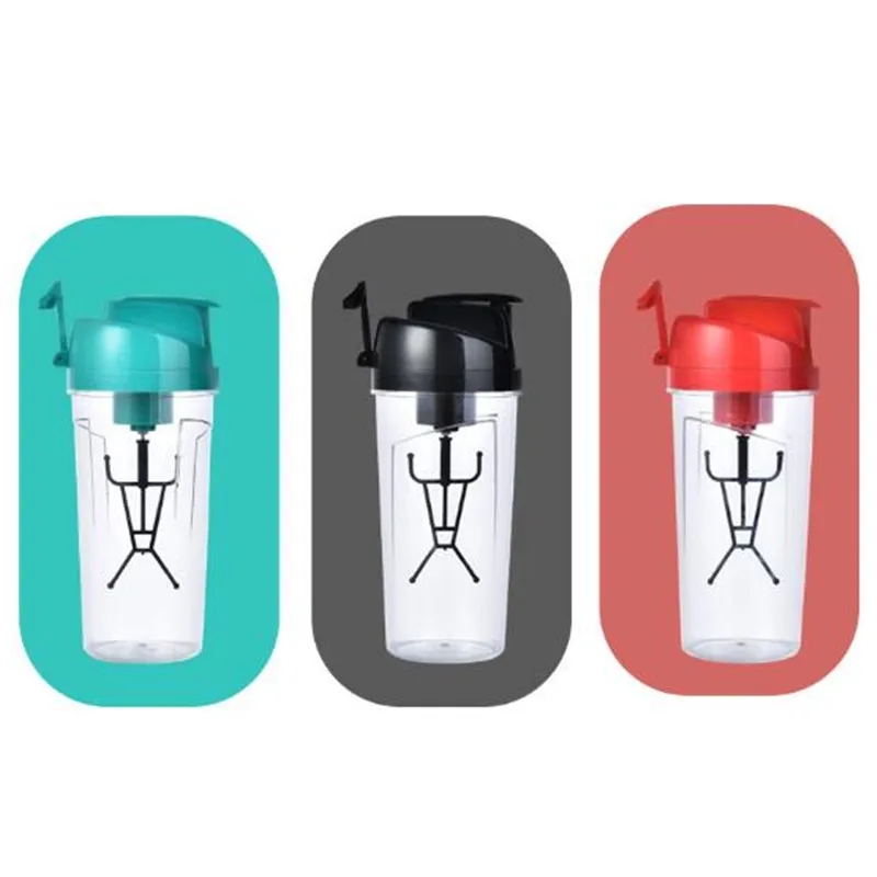 600ML Electric Self Stirring Protein Shaker Bottle Leakproof Tritan Sport Water Bottle USB Charging Automatic Mixing Coffee Mug