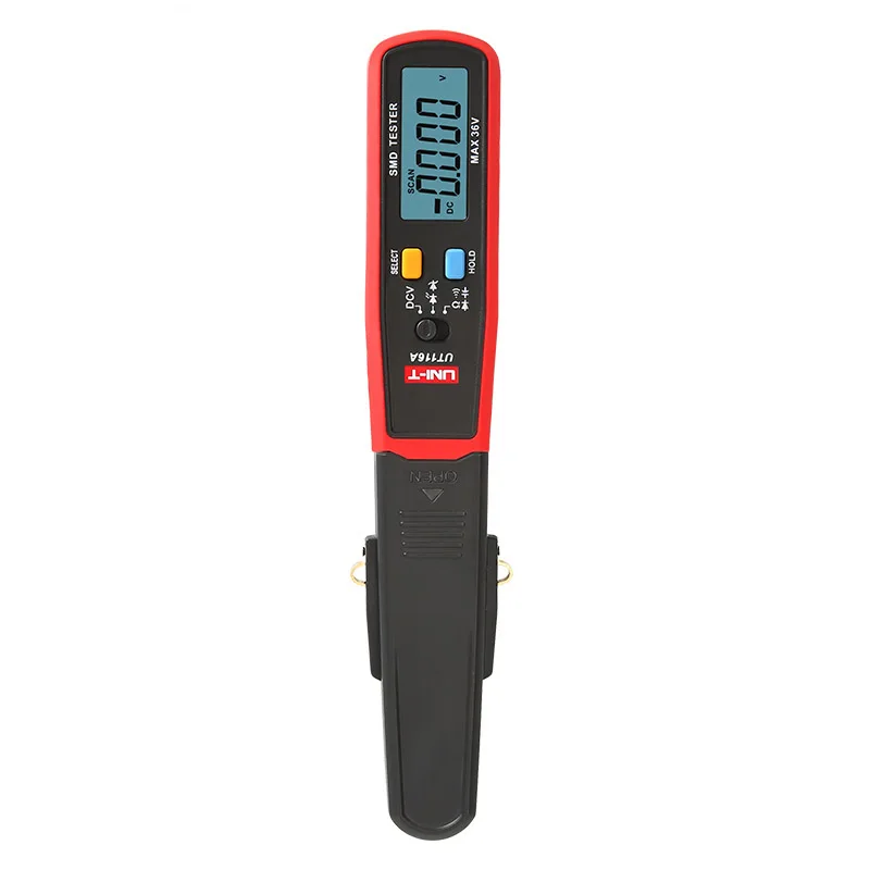 Imagem -03 - Uni-t Ut116a Ut116c Smd Multímetro Faixa Auto Resistência Capacitância Diodo Rcd Led Zener Dcv Continuidade Battery Tester Meter