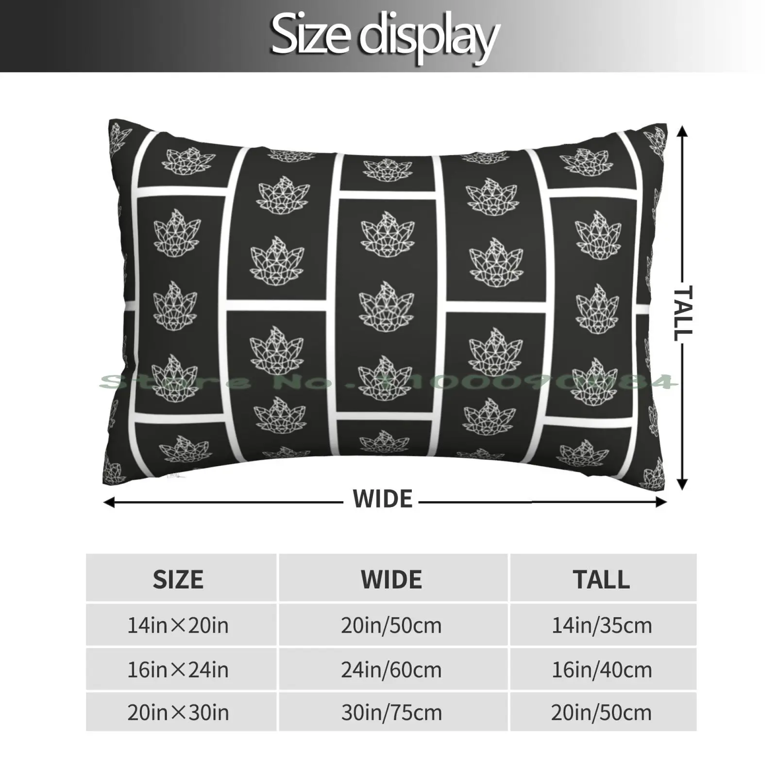 Polygon Zorua Trio Pillow Case 20x30 50*75 Sofa Bedroom Jesus Christianity Faith Saints Harmony Bro Fast Black Lives Matter