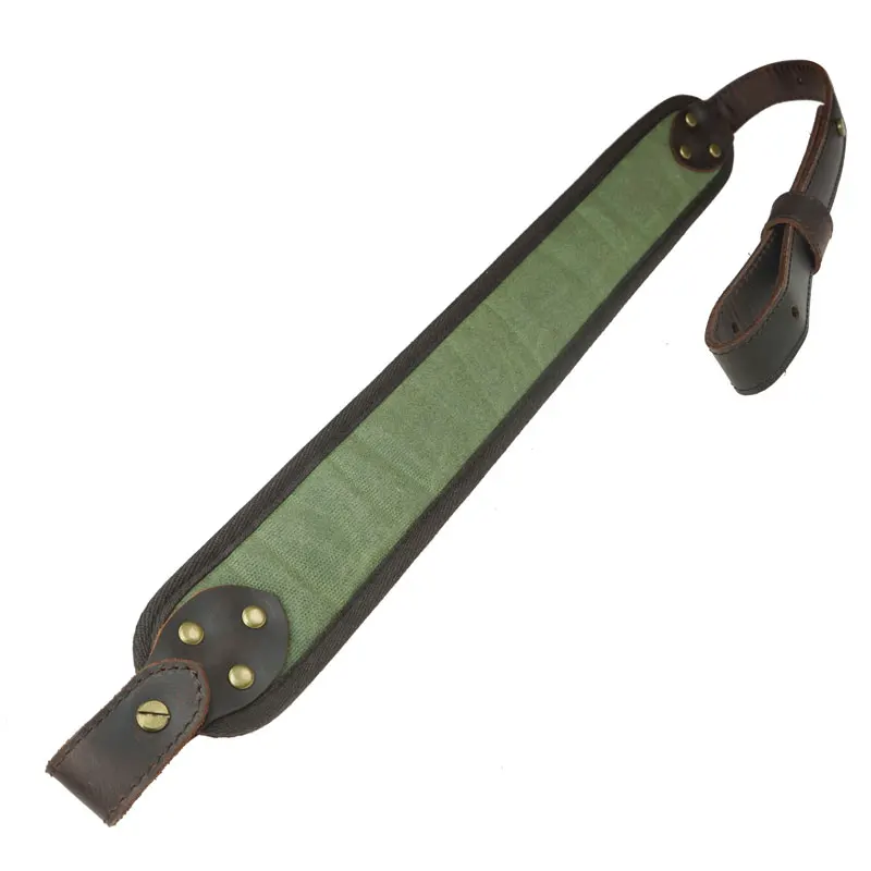 Leather Rifle Sling Shoulder Padding Tactical Strap And Shotgun Gun Buttstock Ammo Shell Holder For 5pcs 12 Gauge