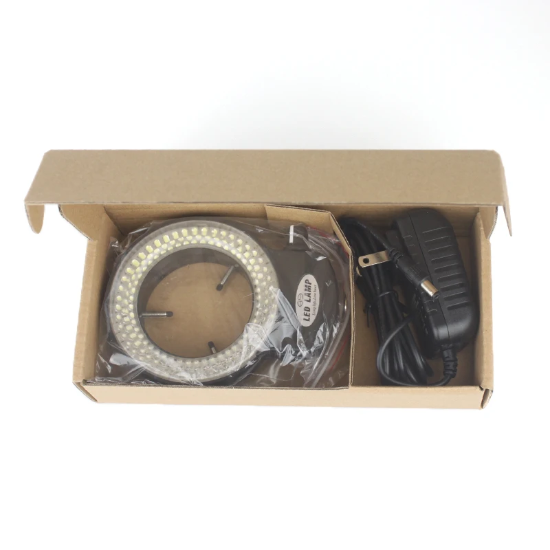 144 LED Miniscope แหวนแหวน Light 0 - 100% ปรับสำหรับ Miniscope แหวน AC 110V-220V