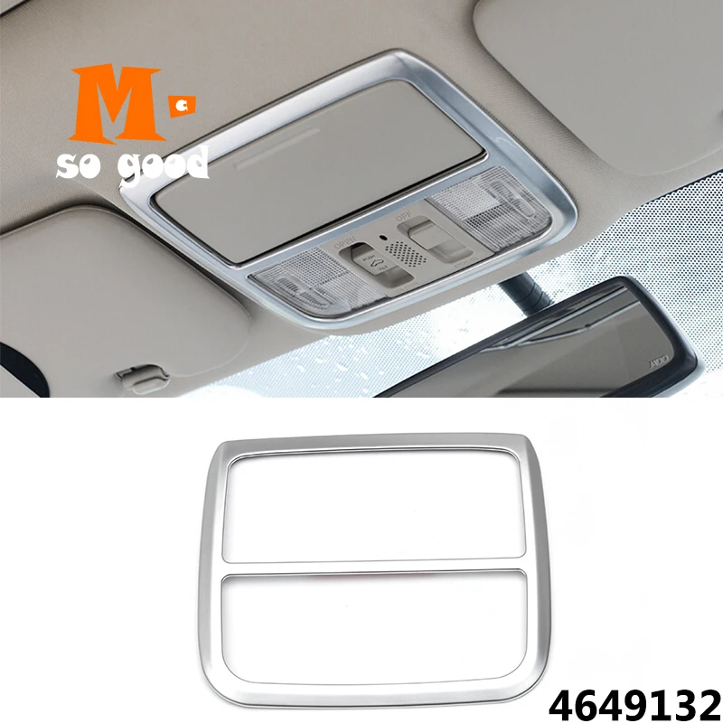 

for Honda CRV CR-V Head Front Reading Light Lampshade Panel Trim Interior Accessories ABS Matte sticker Cover 2012 13 14 15 2016