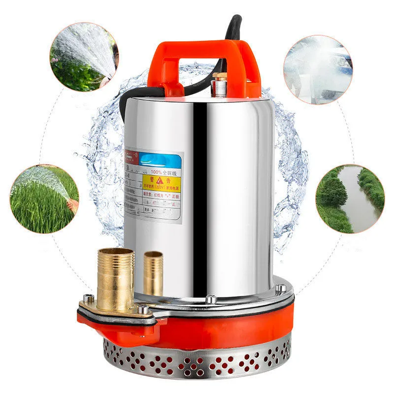 

12V/24V DC Submersible Water Pump 180W Solar Submersible Water Pump for Farm and Garden 100L/min Flow 7-10M Head